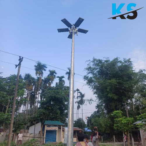 Solar Integrated Highmast Light 50watt