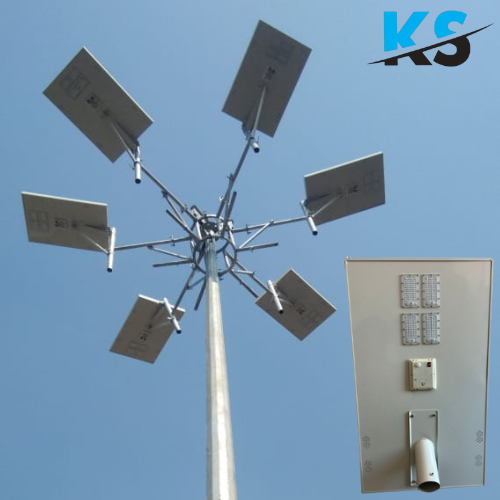 Solar Integrated Highmast Light 90watt