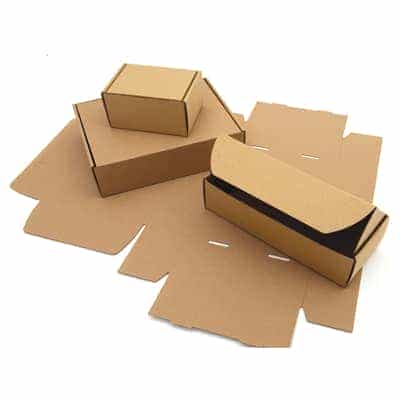 Brown Die Cut Carton Box
