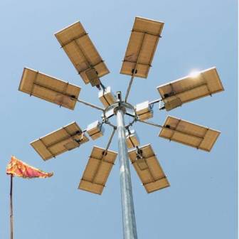 Solar Highmast Lighting System