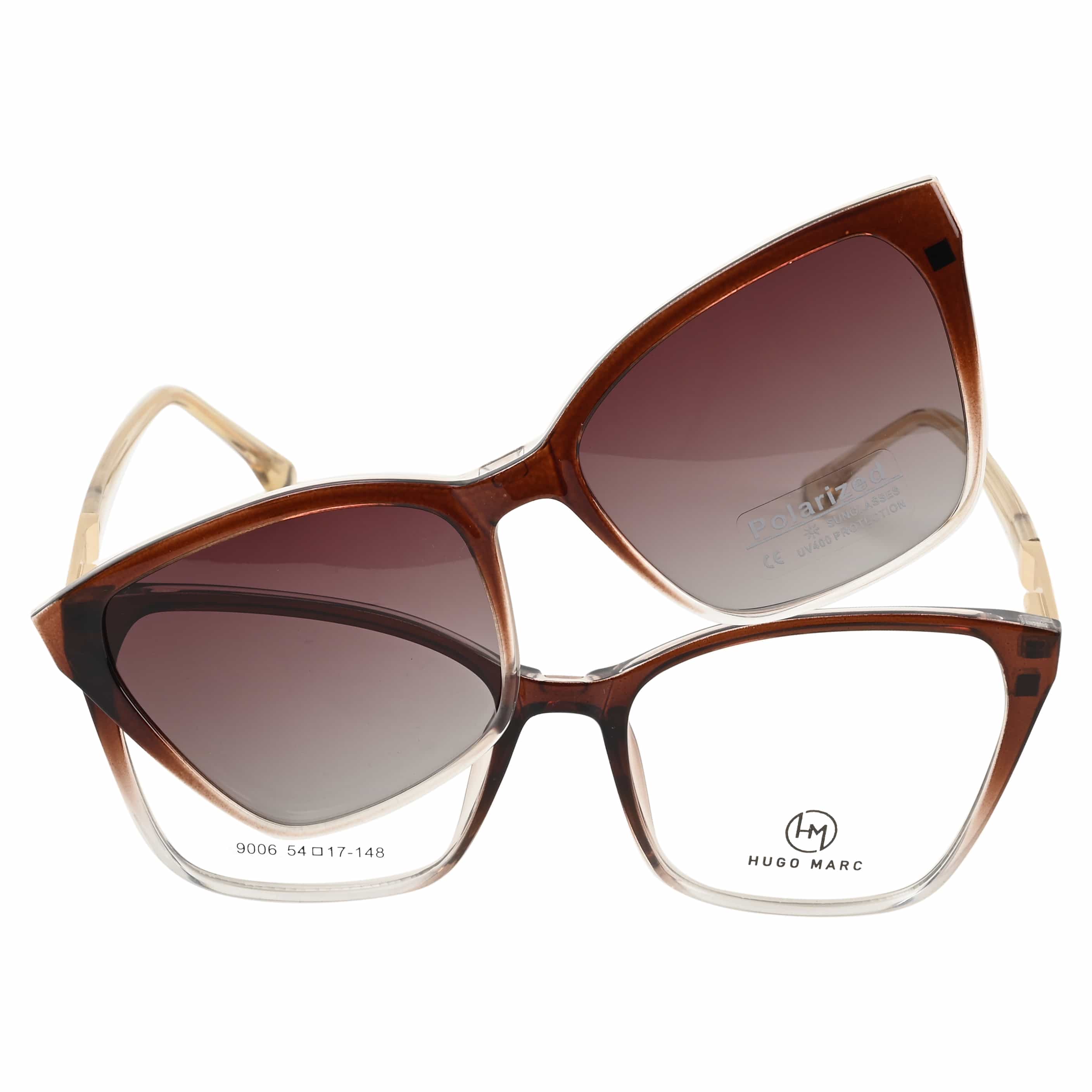 FlexiView Clip-On Sunglasses - Model 9006