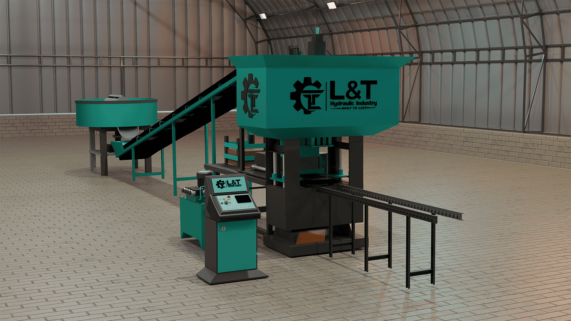 Fly Ash Brick Making Machine LT 8800 ALPHA-8CVT