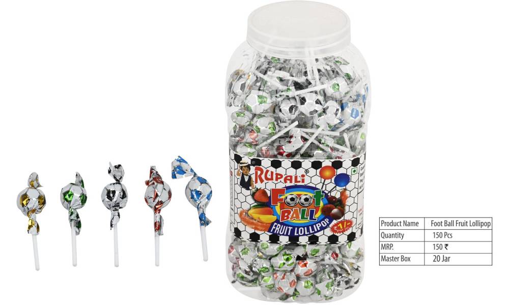 Foot Ball Fruit Lollipop