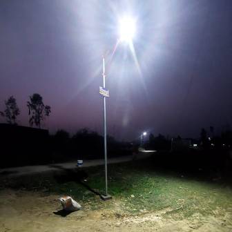 Solar Integrated Highmast Light
