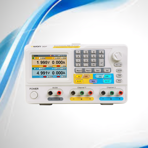  Owon 2-CH Output With 5V Fixed Programmable DC Power Supply