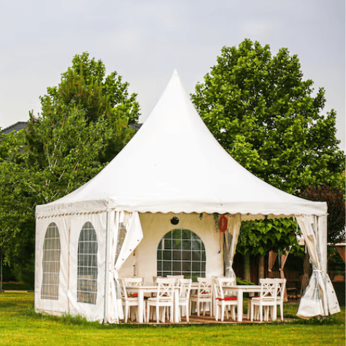 Pagoda Tents on Rent