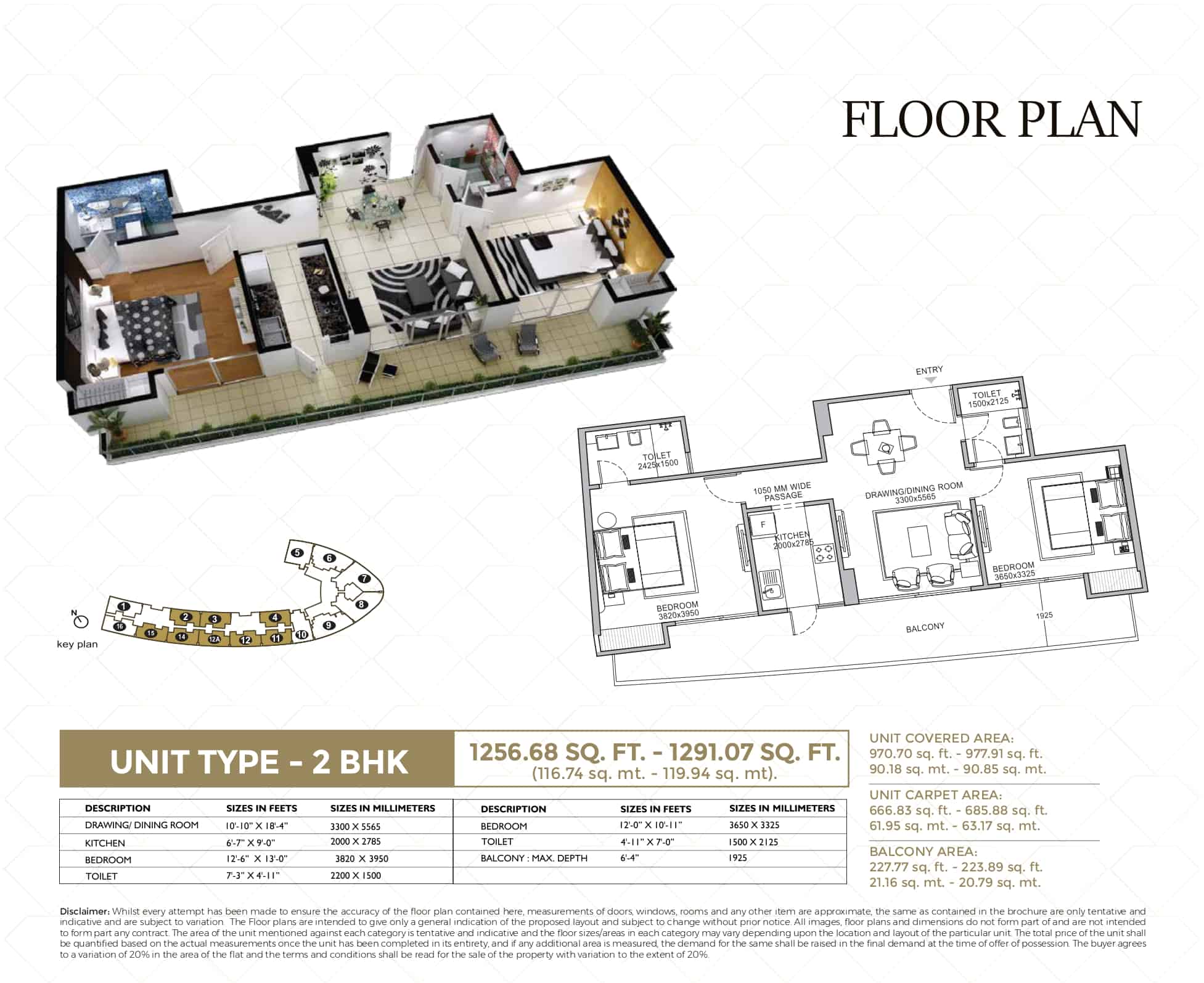 2 BHK Apartment