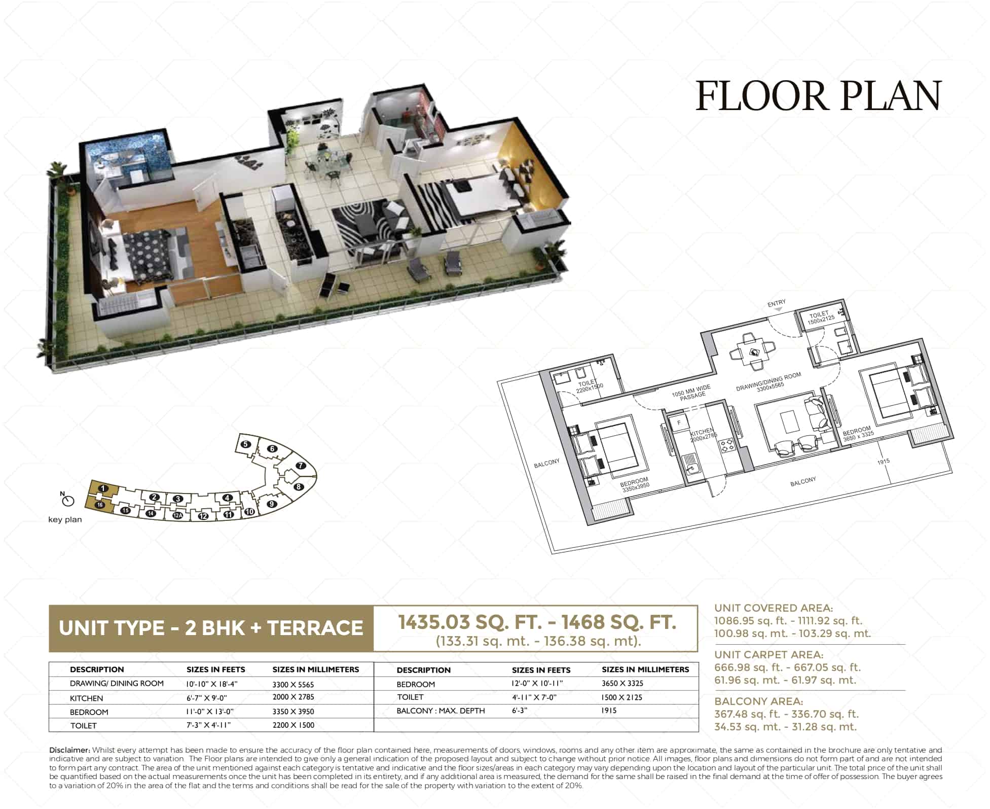 2 BHK Luxury Apartment