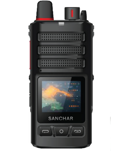 Sanchar STC-712s License Free PTT Over Cellular Handheld Display, Android