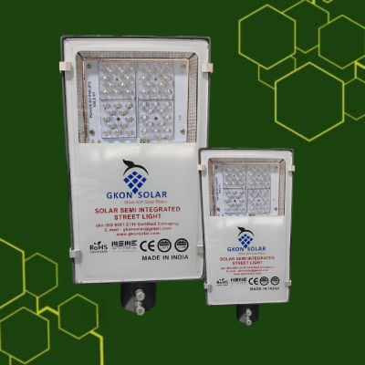 36W Solar Semi Integrated Street Light Complete System