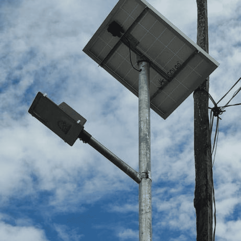 Solar Semi Integrated Street Light