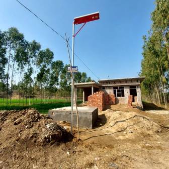 Solar Integrated Highmast Light