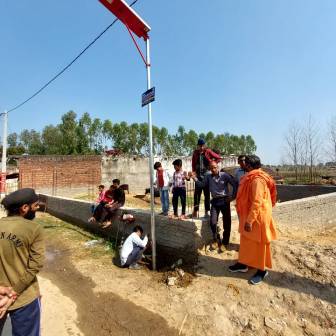 Solar Integrated Highmast Light