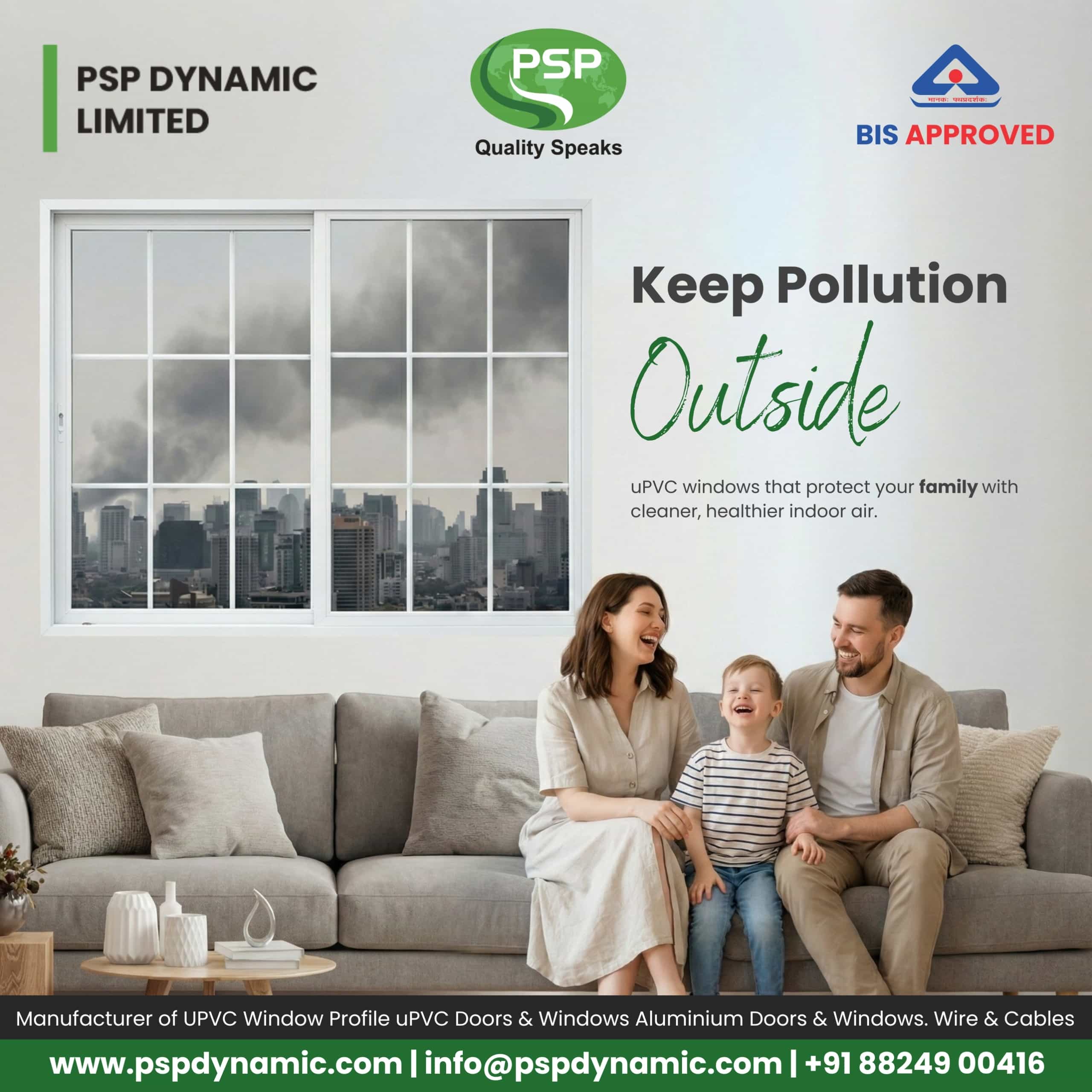 uPVC Profiles for Doors and Windows