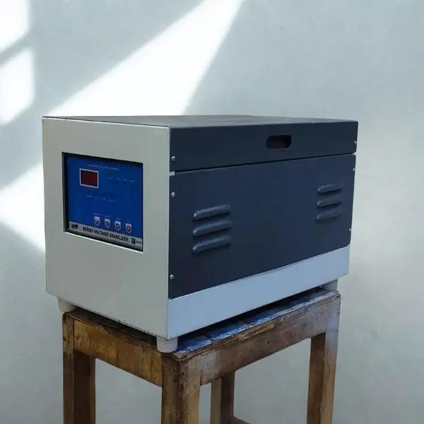 10 KVA Single Phase Servo Voltage Stabilizer Air Cooled