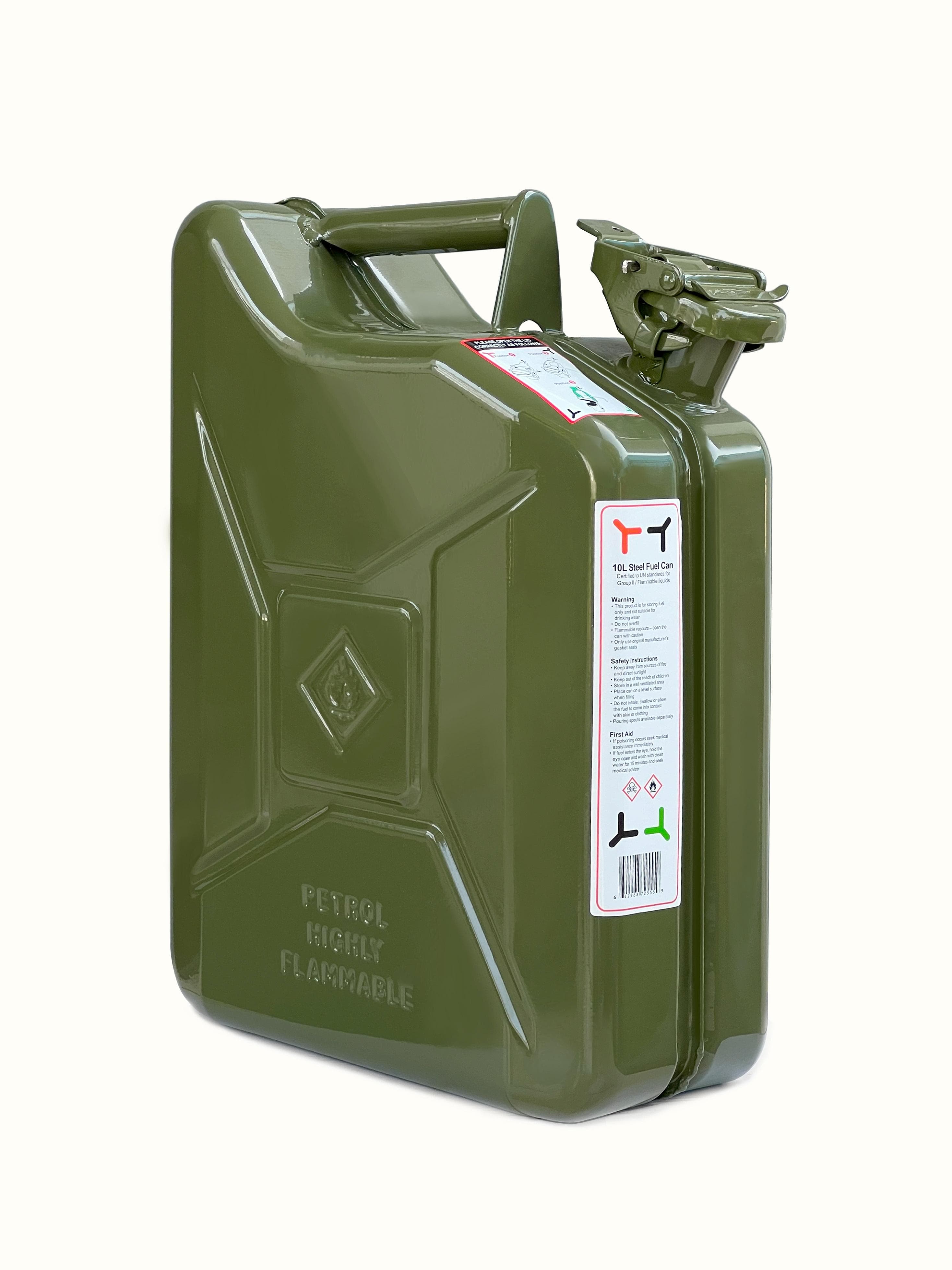 10 Ltr Metal Jerry Can