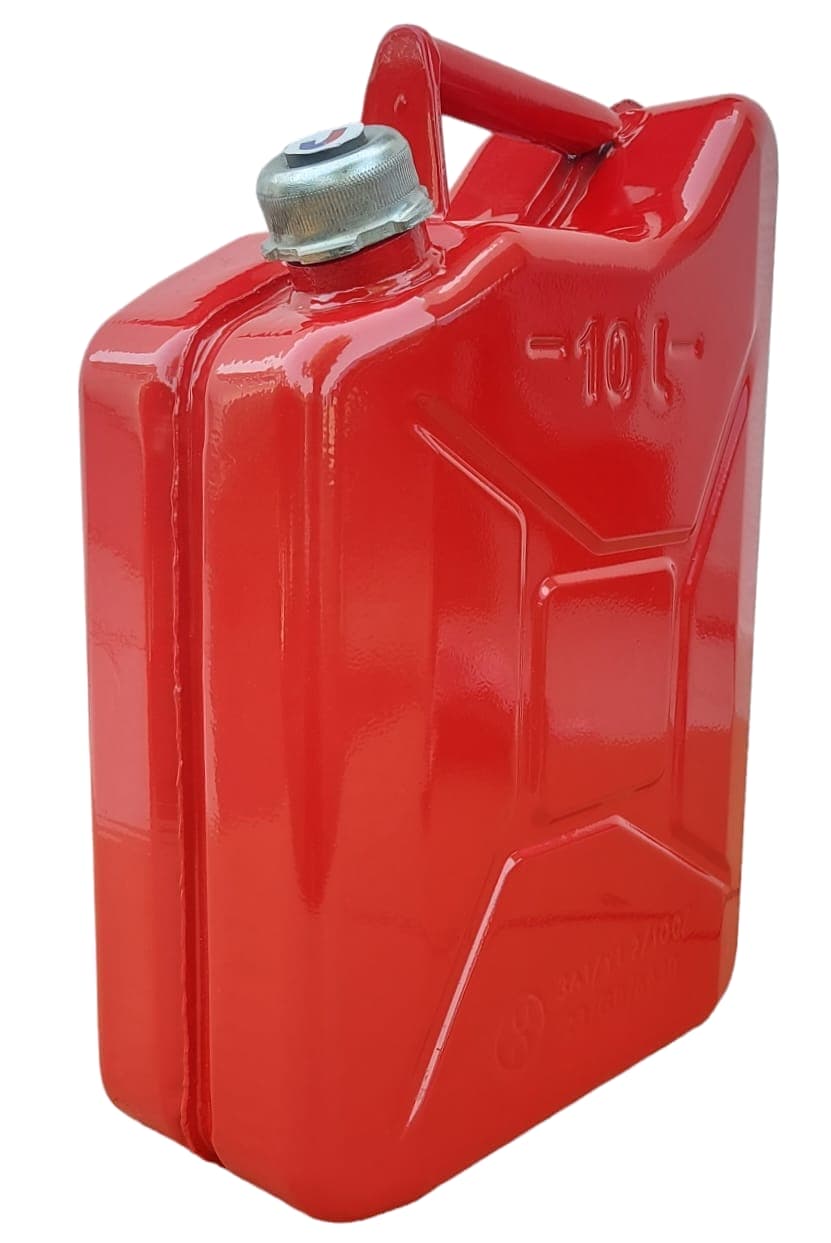 10 Ltr Square Metal Jerry Can