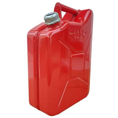 10 Ltr Square Metal Jerry Can