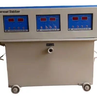 25 kva Three phase servo voltage stabilizer, oil cooled