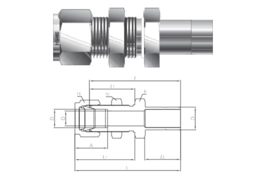 Bulkhead Tube Adapter