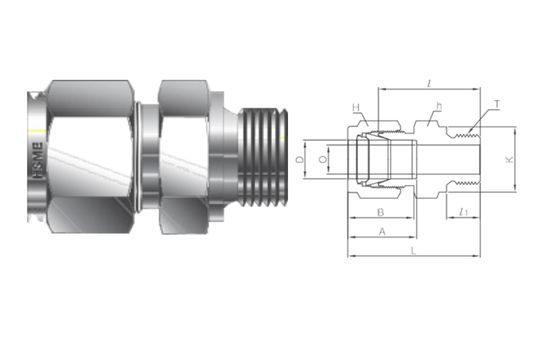 Male Parallel Connector DIN3852 Form A