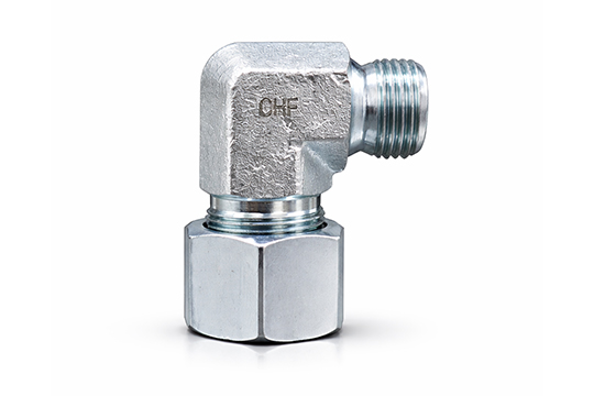 WEE-R-Adjustable locknut elbow 24 cone end