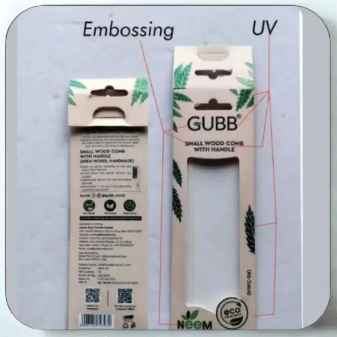 Comb Mono Carton Box