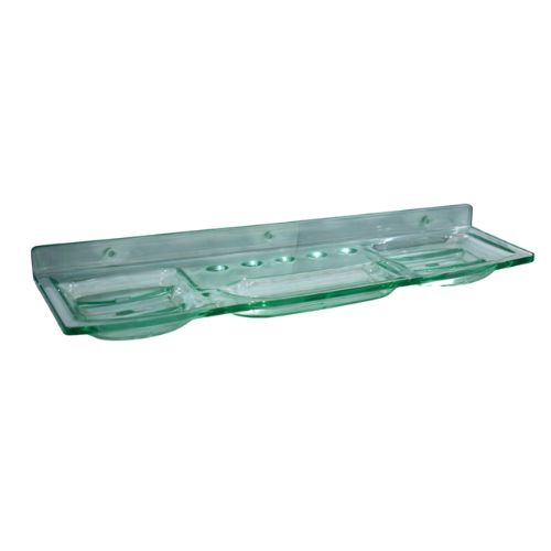Deluxe Soap Dish Glassy Look