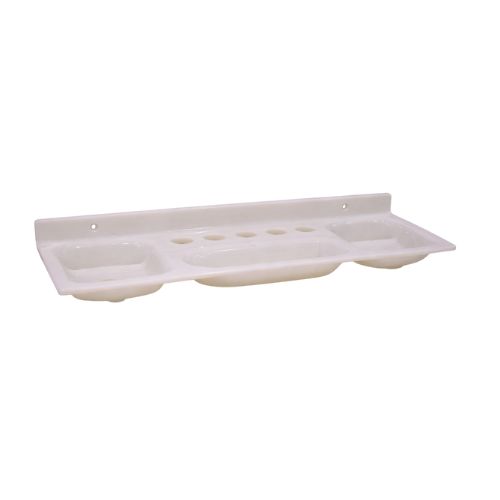 Deluxe Soap Dish White Finish