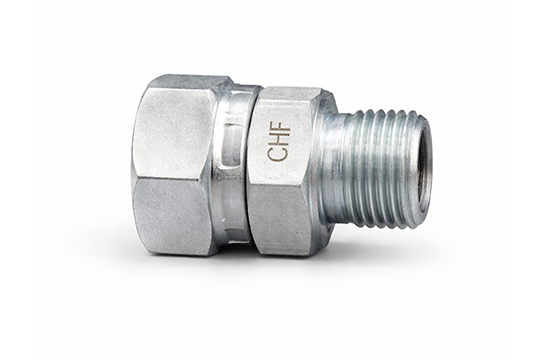 EGE-M-Swivel Connector Male metric thread