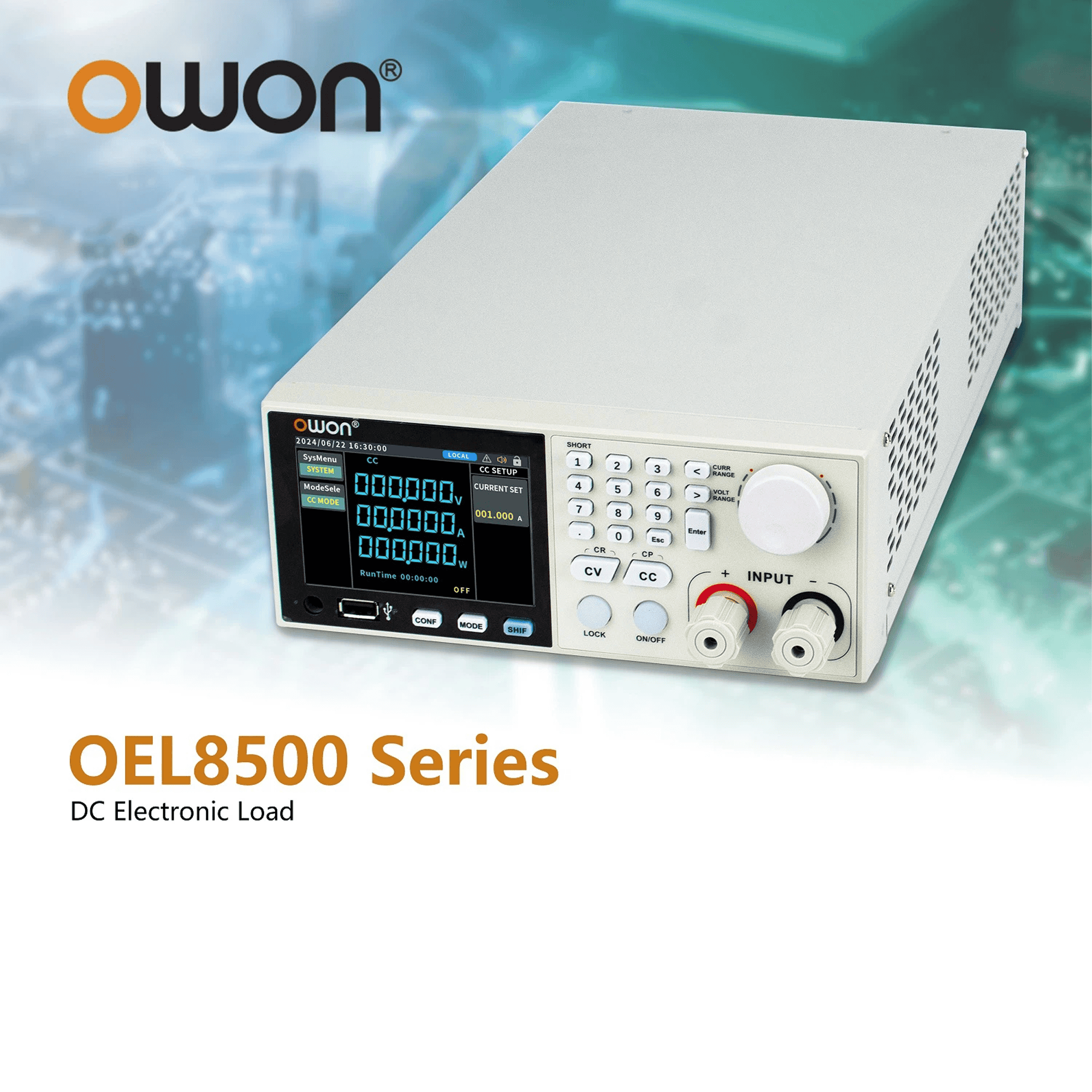  OWON OEL8500 Series DC Electronic Load | The Ultimate Partner for Industrial Testing
