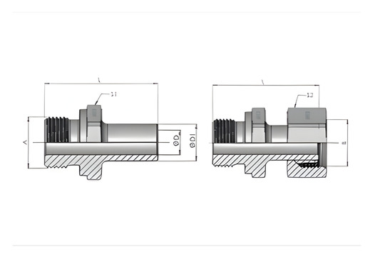 EVGE-R-ED-Standpipe connector Male BSPP thread