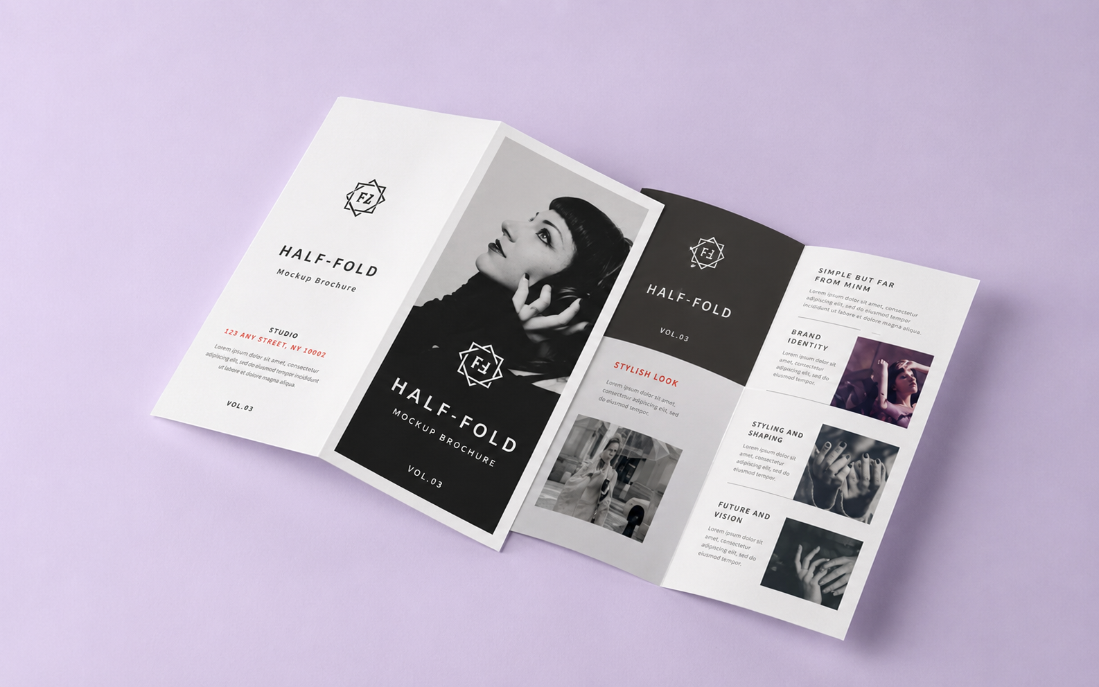 Half Fold Brochures