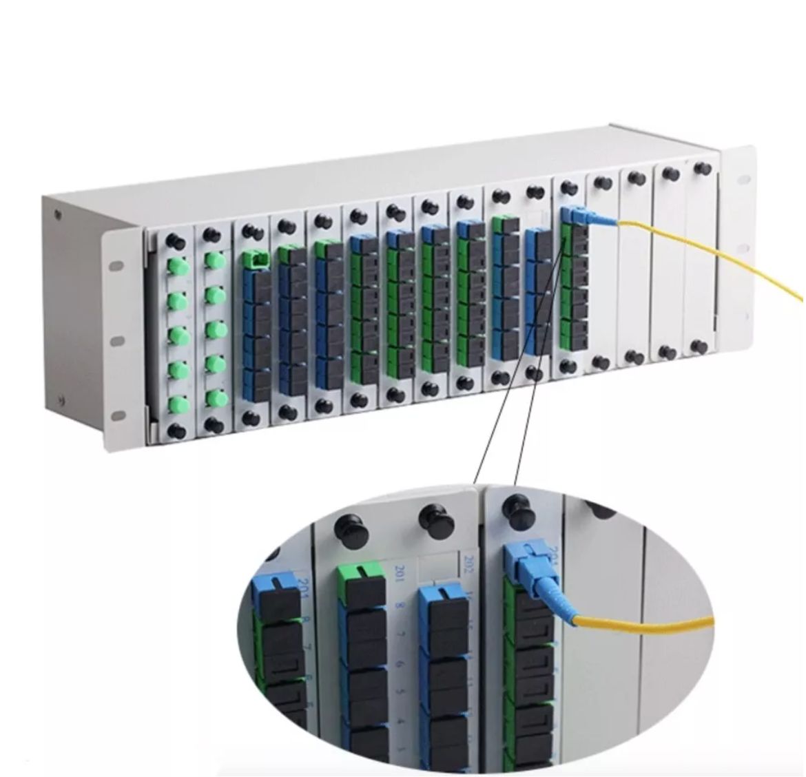 INF 19 Inch Rack for Insertion Module PLC Splitter