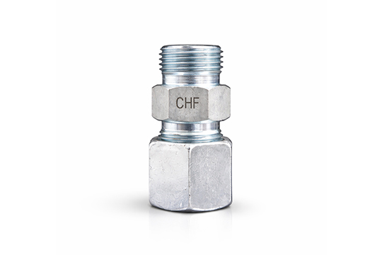 GE-M-ED Male stud connector Male metric thread ED (ISO 9974) / 24 cone end