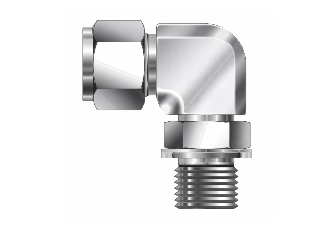 Positionable Male Parallel Thread Elbow