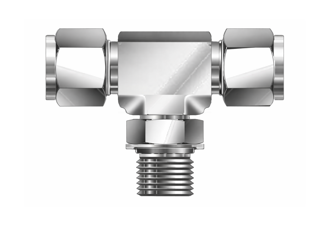 Positionable SAE Male Branch Tee