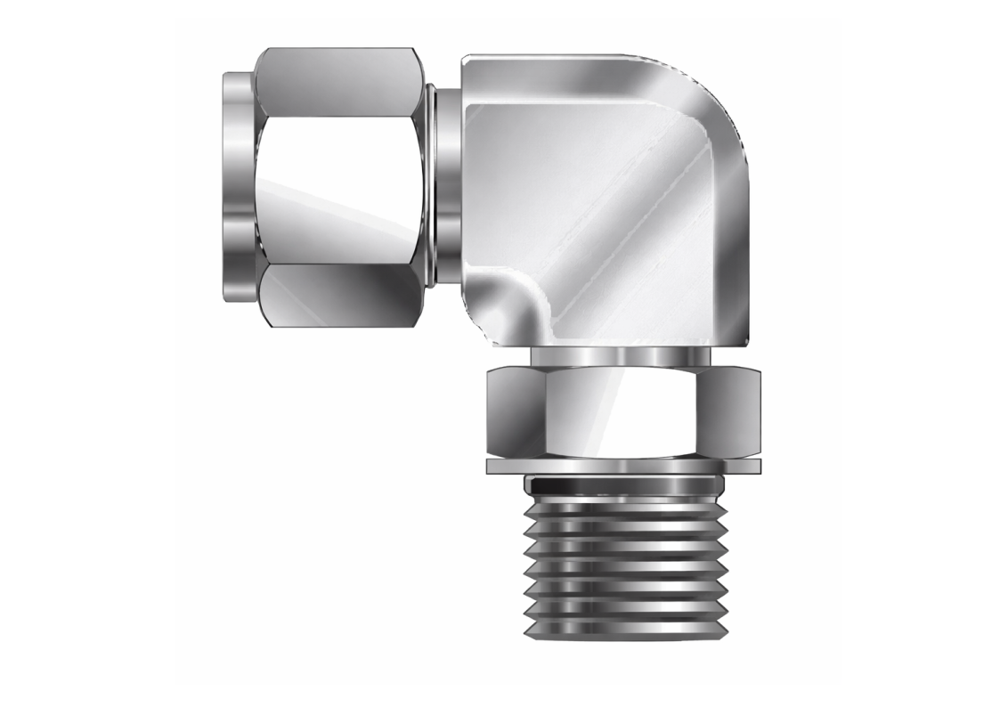 Positionable SAE Male Elbow