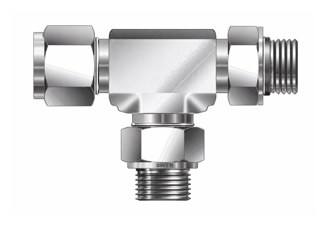 Positionable SAE Male Run Tee