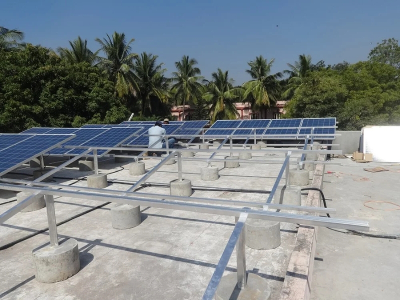 Roof Top (RCC) Solar Structure