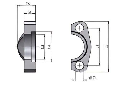 SAE Split flange halves