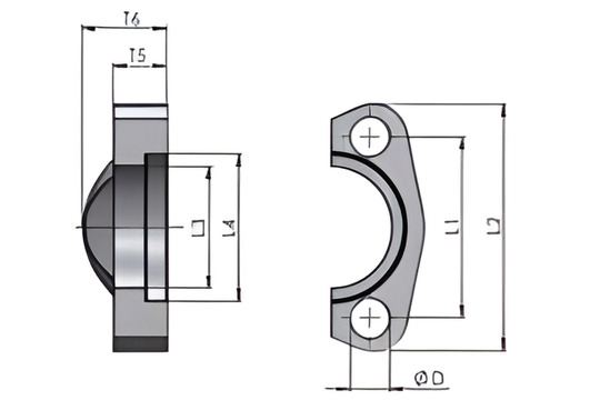 SAE Split flange halves ISO 6162-2 6000