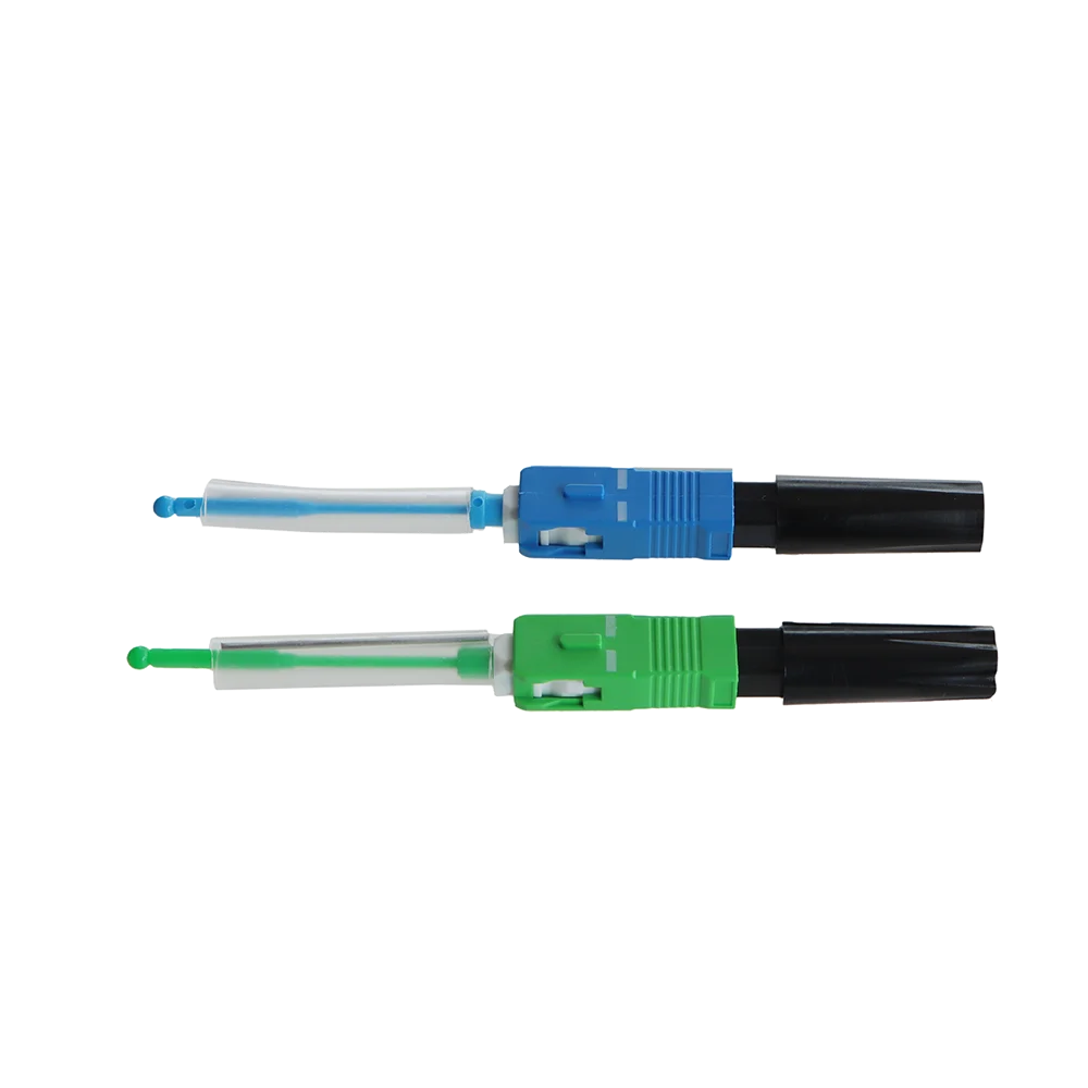 SC-55 Hot Melt Fusion Pre-embedded Fiber Type Field Assembly Optical Connector