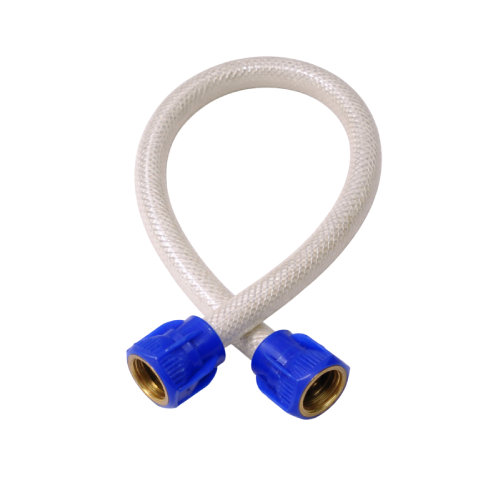 Silky Cream Connection Pipe with Die-Coated Brass Nut
