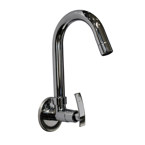 Sink Cock With swinging Spout