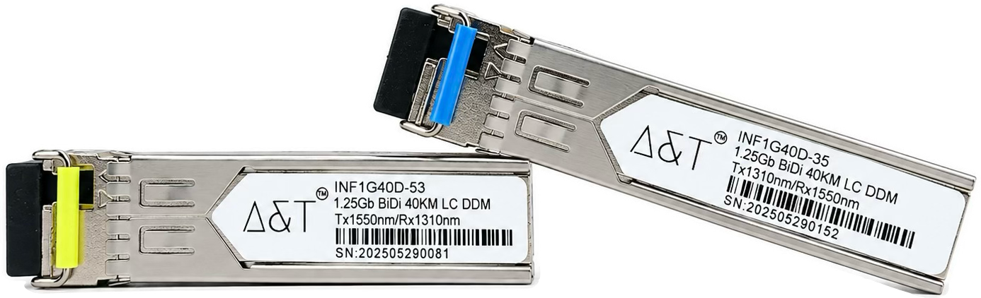 1.25G BiDi SM 1310/1490nm SFP Transceiver Module 40Km 6195