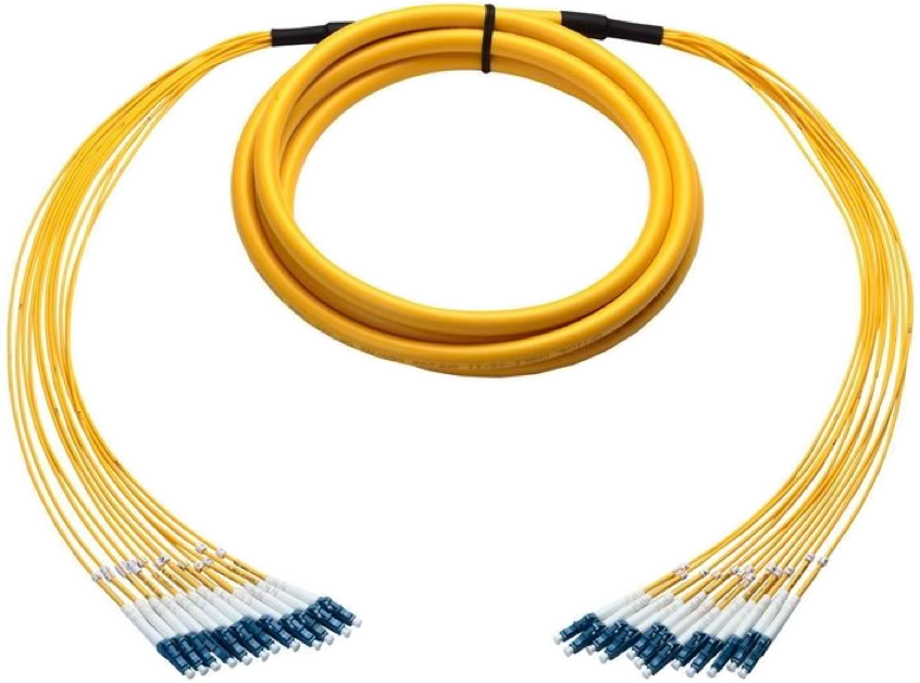 48F LC To LC Single Mode Fiber Optic Patch Cord 6129