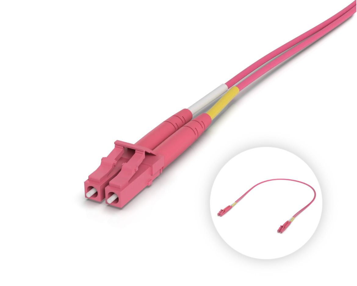 Lc To Lc Duplex MM/ OM4 Fiber Patch Cord 6137