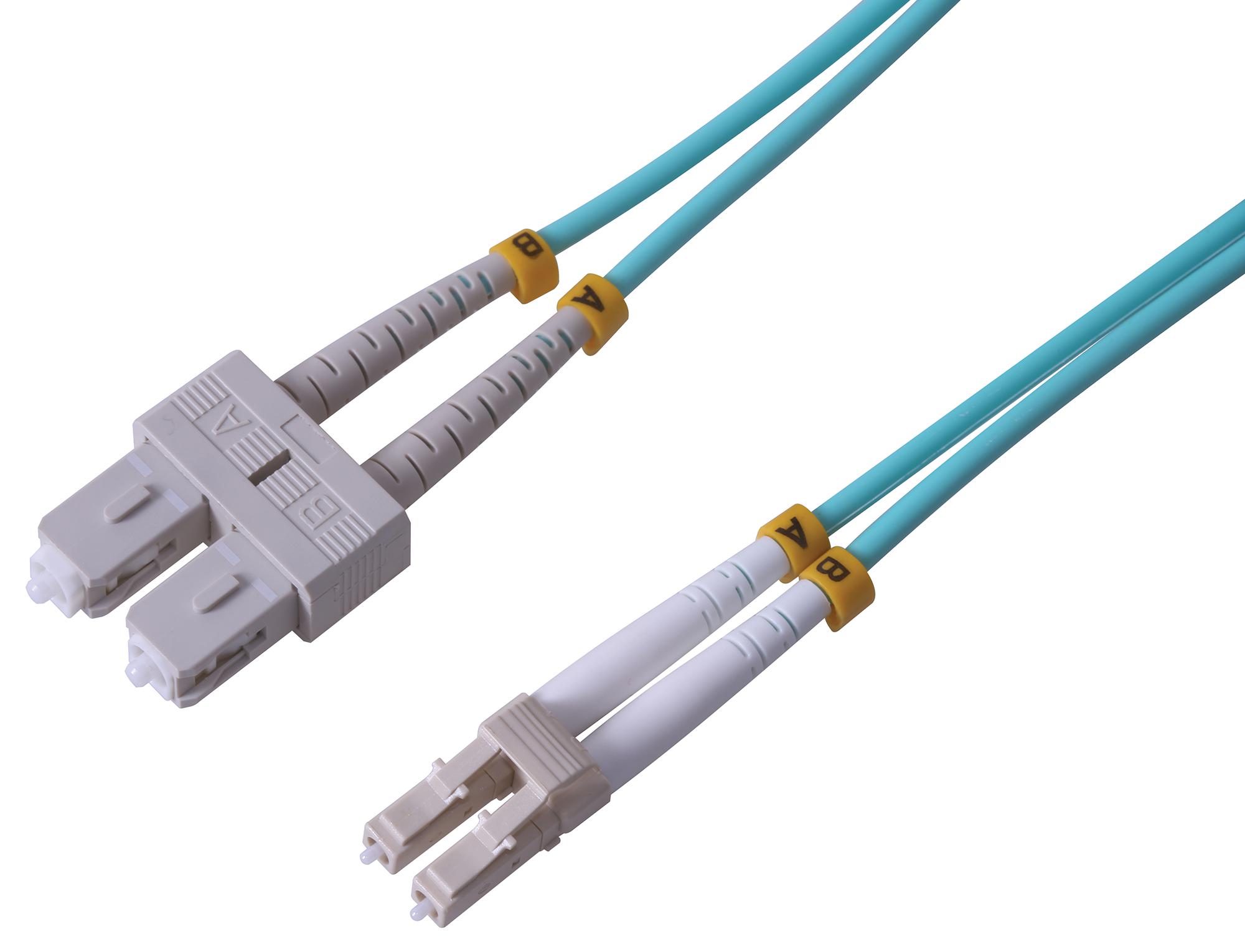 SC To LC Duplex OM3 Patch Cable 6134