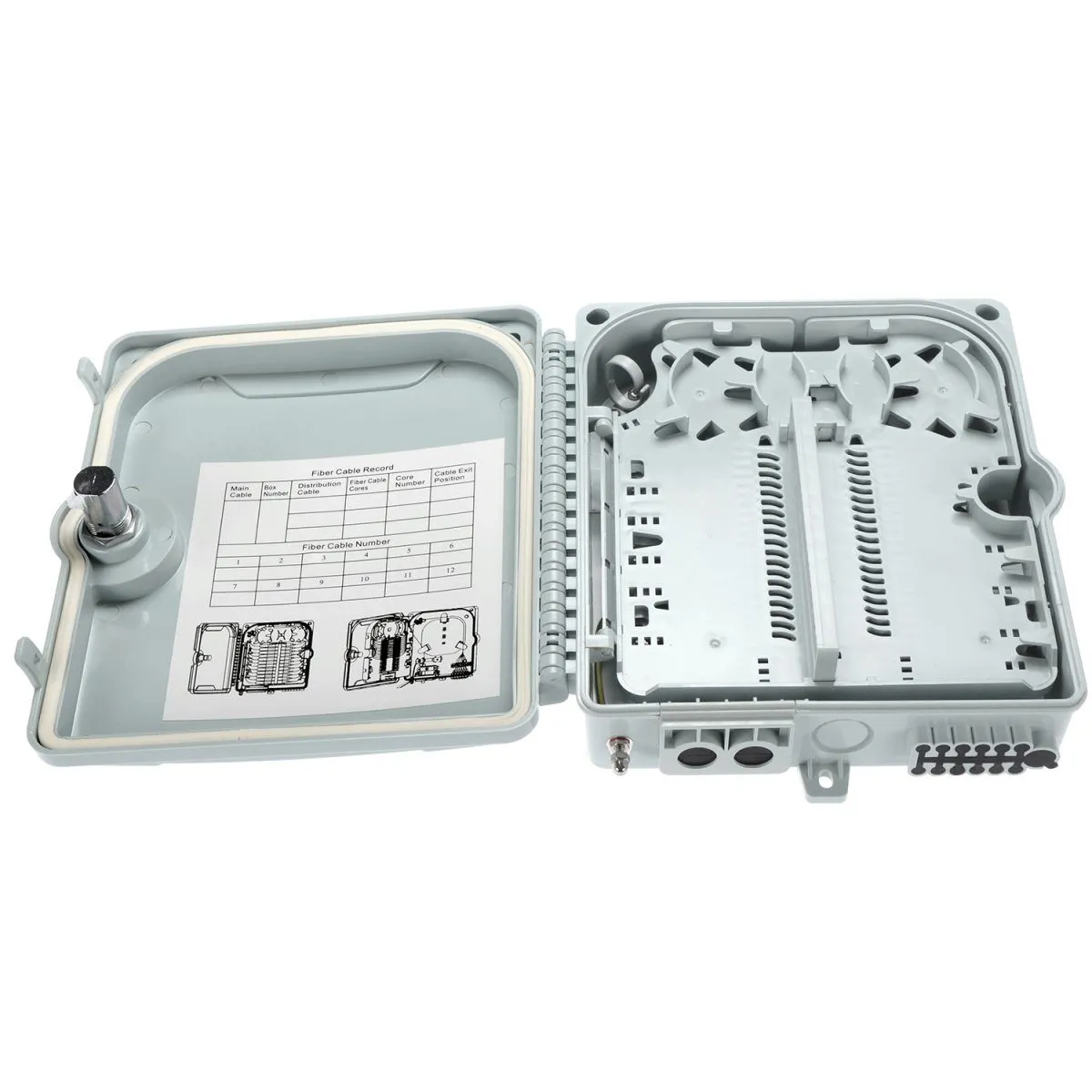 INF-OTB-012A 12-Port SC Fiber Optic Terminal Box 5707